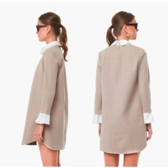 Tuckernuck | NEW Sandwhisp Dakotah Collared Layered Look Preppy Dress Size XS - Picture 2 of 12